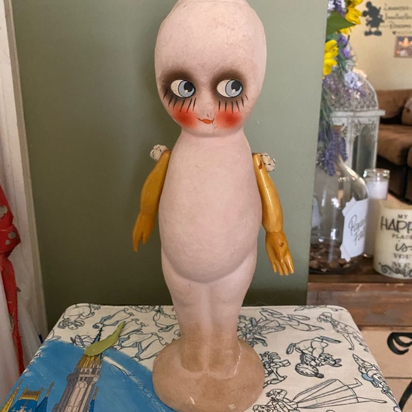 Rare vintage 1869 ungers Cell-u-pon doll creepy - Picture 2 of 9